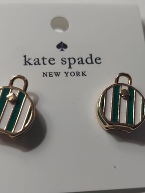 Kate Spade New York "Away We Go" Suitcase Stud Earrings